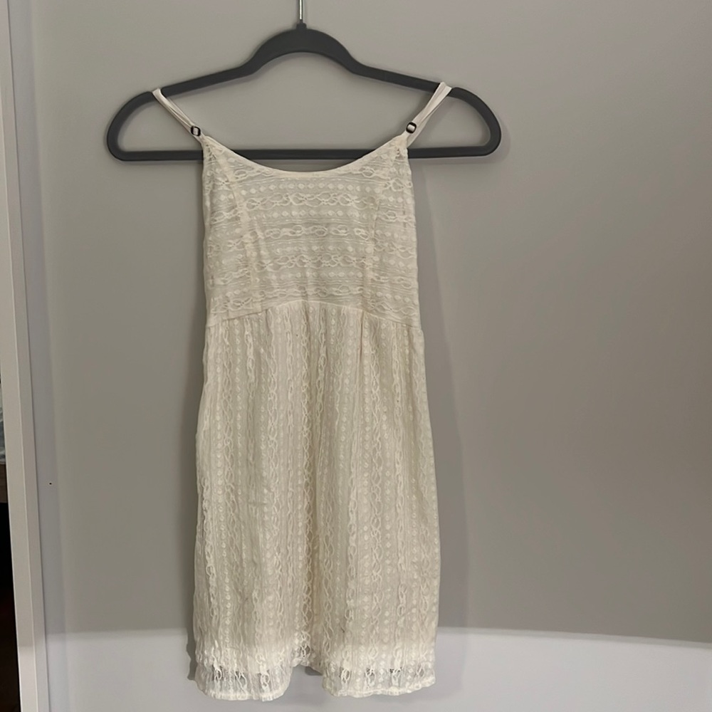 Abercrombie kids white dress